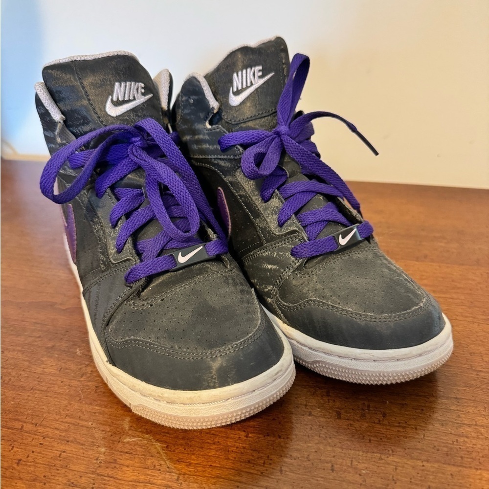 RARE Nike Prestige High Premium Anthracite Purple 638889-051 Women’s Size 7